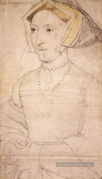 Jane Seymour Renaissance Hans Holbein le Jeune Peinture à l'huile